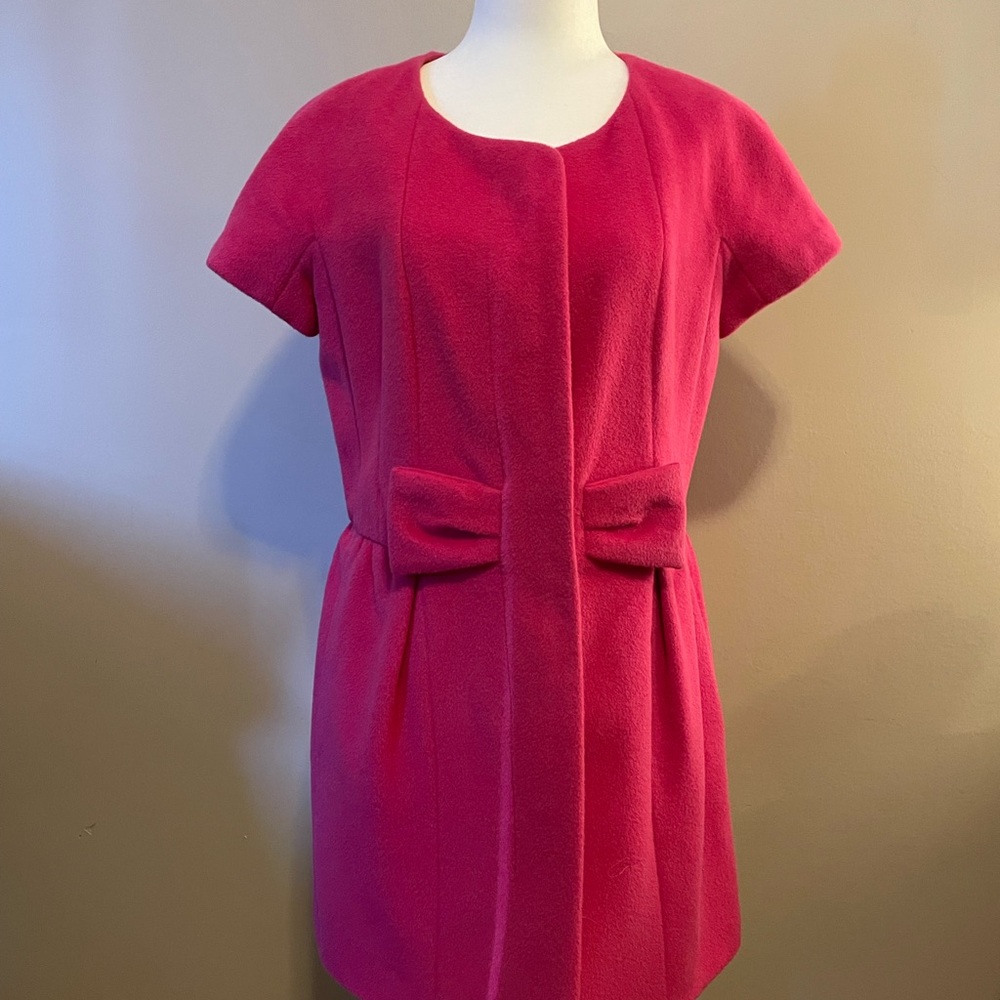 Etcetera tunic coat hot pink size 6